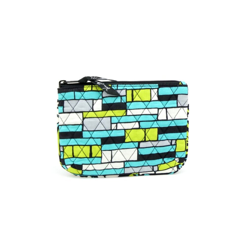 Vera Bradley Geometric Print Cotton Quilted Zipper Pouch